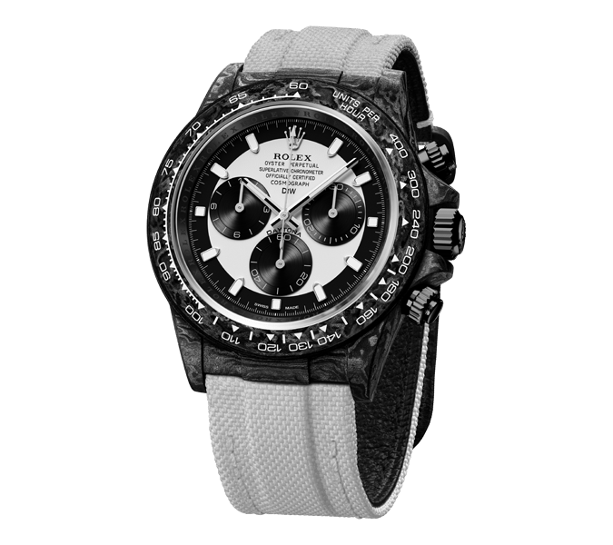 Dw Daytona 41 mm Oyster, sort Samlet cremefarvet
