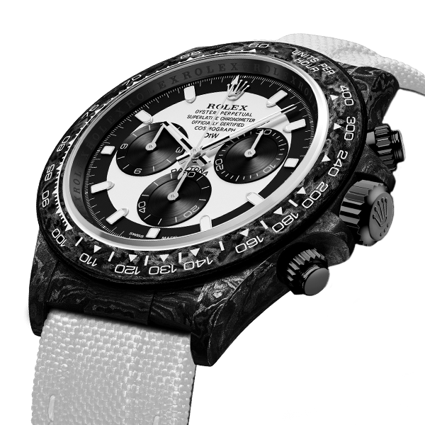 Dw Daytona 41 mm Oyster, sort Samlet cremefarvet