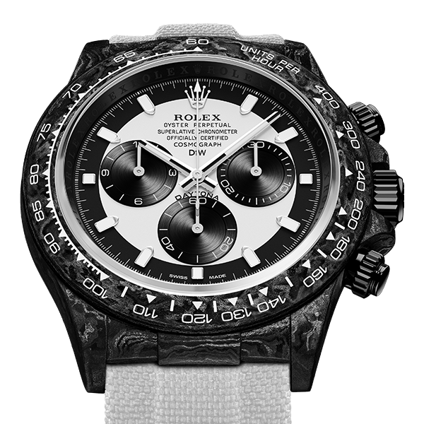Dw Daytona 41 mm Oyster, sort Samlet cremefarvet