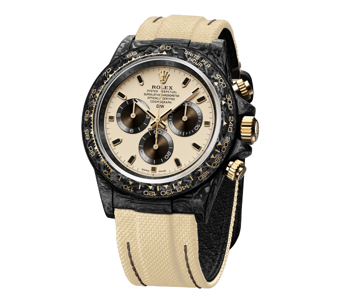 Dw Daytona 41 mm Oyster, sort Assembled Desert Eagle