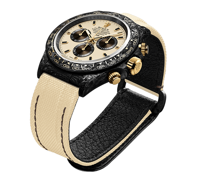 Dw Daytona 41 mm Oyster, sort Assembled Desert Eagle