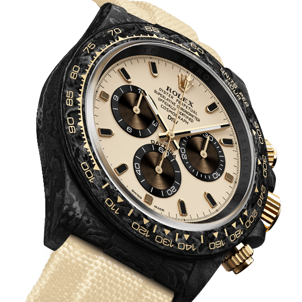 Dw Daytona 41 mm Oyster, sort Assembled Desert Eagle