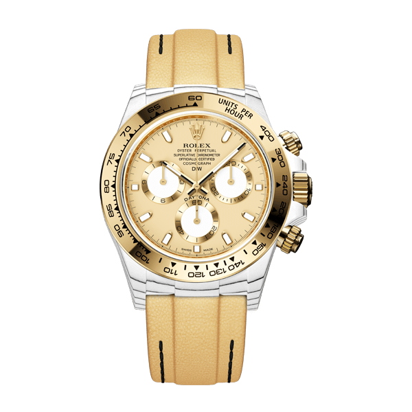 Dw Daytona 41 mm Oyster samlet i Golden Essence