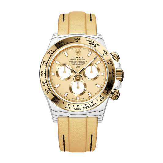 Dw Daytona 41 mm Oyster, monterad i Golden Essence