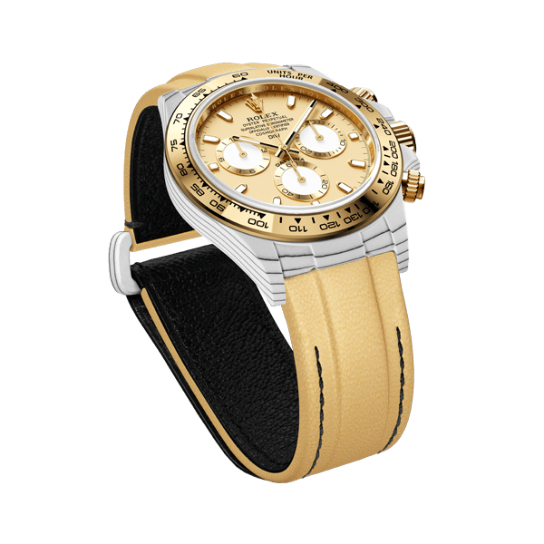 Dw Daytona 41 mm Oyster samlet i Golden Essence