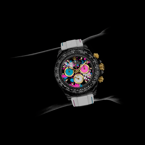 Dw Daytona 40mm Oyster gemonteerd Motley Lady