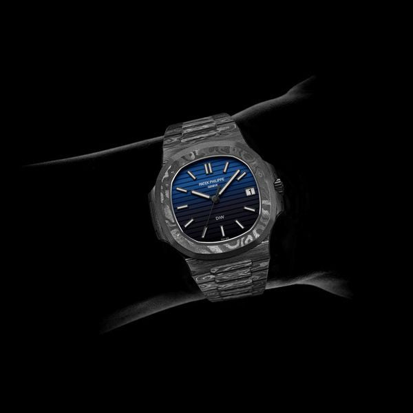 Dw Nautilus assembled 40mm All Carbon G-Blue
