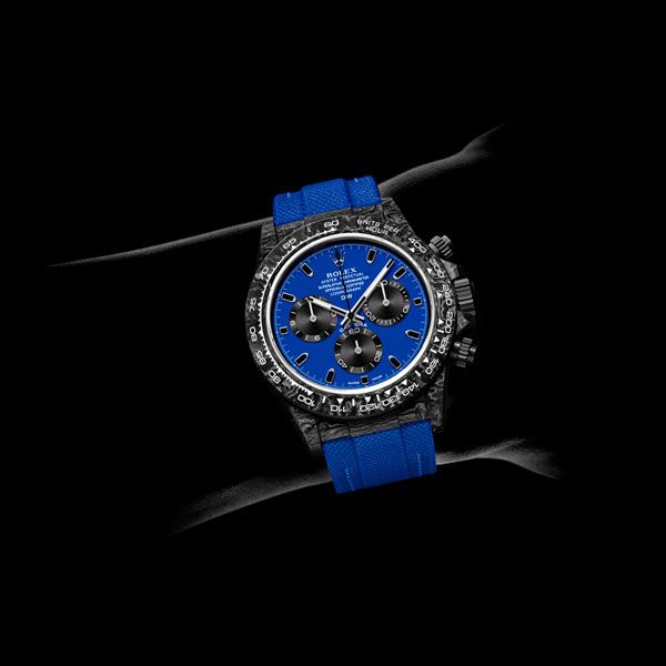 DW Daytona 40 mm Oyster samlet, Miami-blå