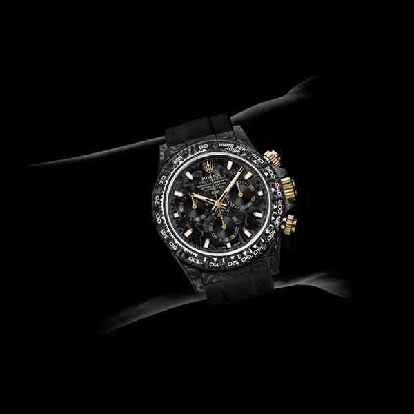DW Daytona 40 mm Oyster samlet sort og guld