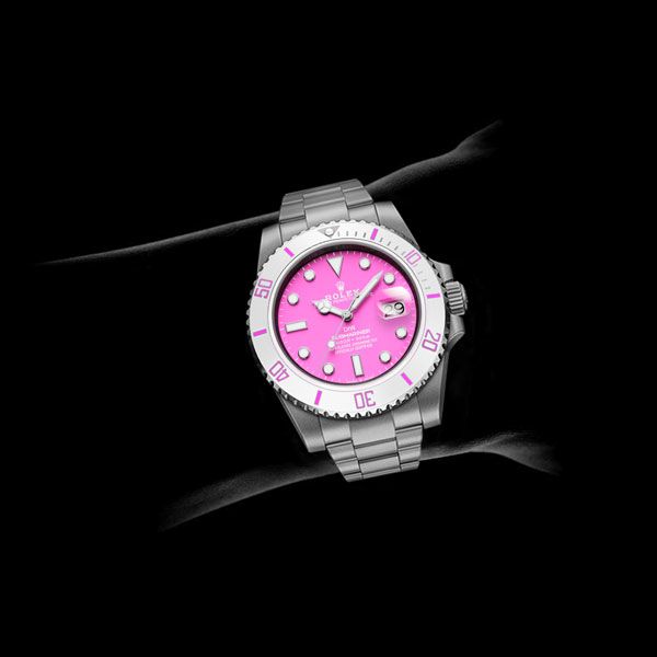 Dw Submariner samlet 41mm fuchsia