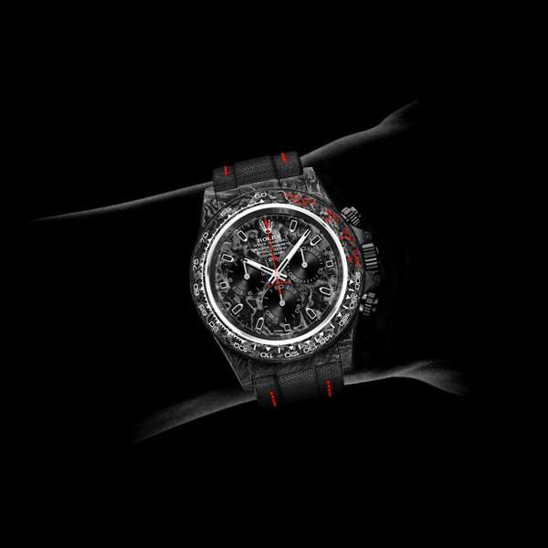 DW Daytona 41 mm Oyster, sort Assembled Speedster