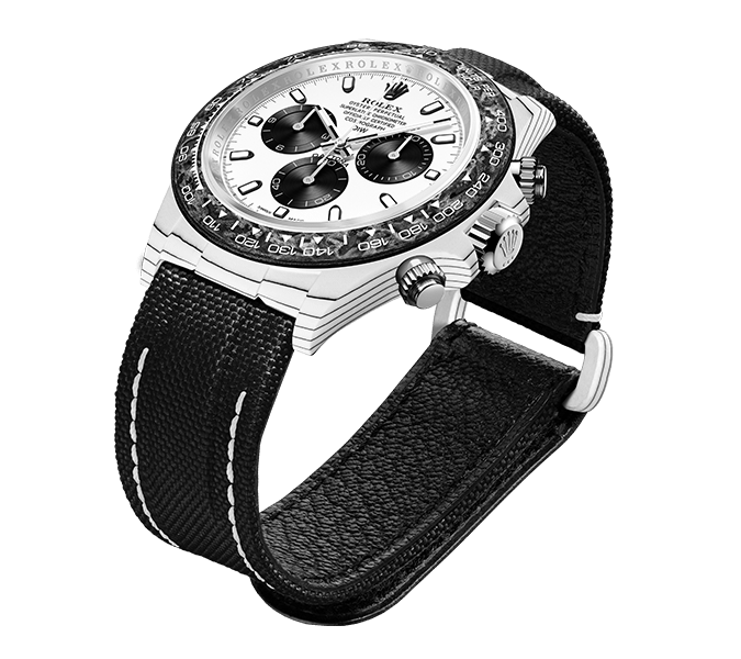 Dw Daytona 41 mm Oyster, sortSamlet Montley