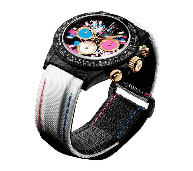 Dw Daytona 40mm Oyster gemonteerd Motley Lady