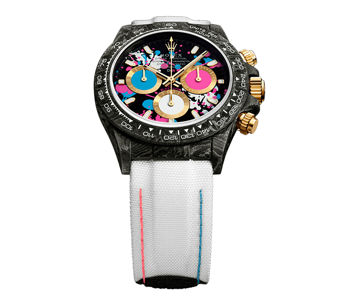 Dw Daytona 40mm Oyster gemonteerd Motley Lady