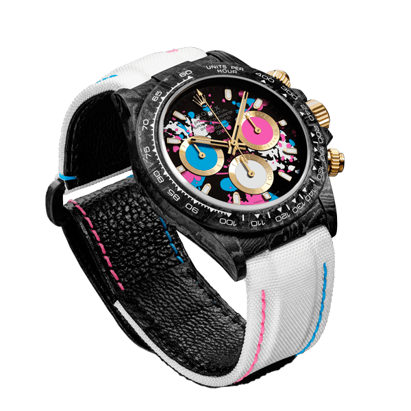 Dw Daytona 40mm Oyster gemonteerd Motley Lady