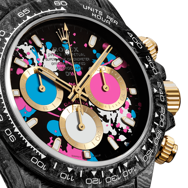 Dw Daytona 40mm Oyster gemonteerd Motley Lady