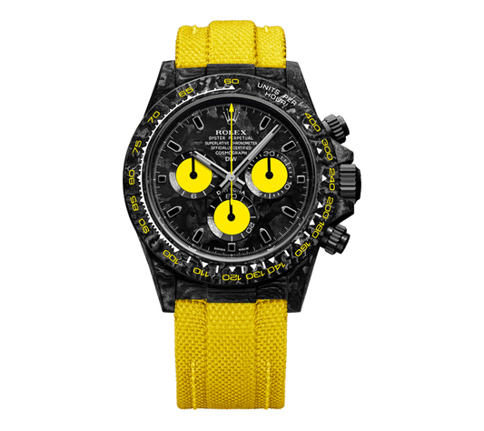 DW Daytona 40 mm Oyster, monterad Lemon-utgåva