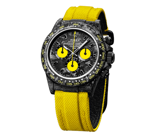 DW Daytona 40 mm Oyster, monterad Lemon-utgåva