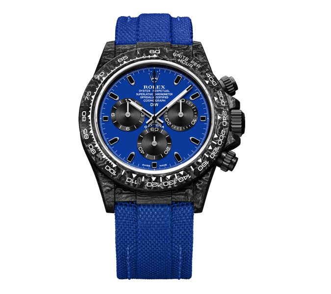DW Daytona 40 mm Oyster samlet, Miami-blå