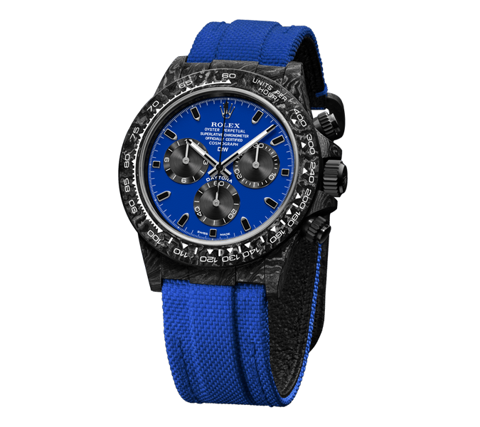 DW Daytona 40 mm Oyster samlet, Miami-blå