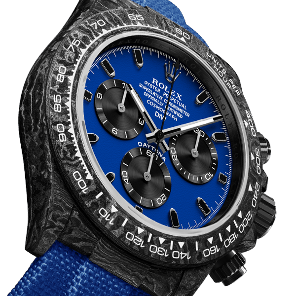 DW Daytona 40 mm Oyster samlet, Miami-blå