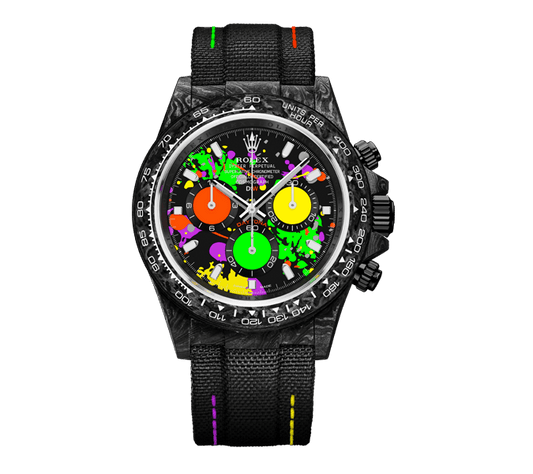 DW Daytona 41 mm Oyster, noir, assemblé Motley