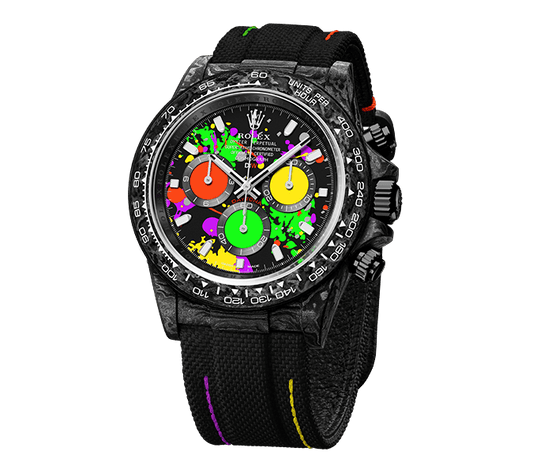 DW Daytona 41 mm Oyster, noir, assemblé Motley