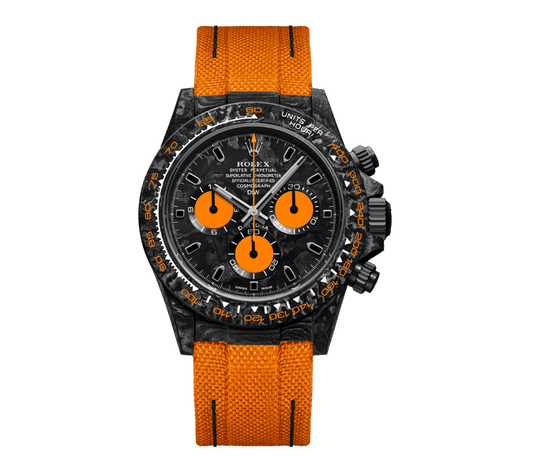 DW Daytona 40 mm Oyster – monterad Orange-utgåva