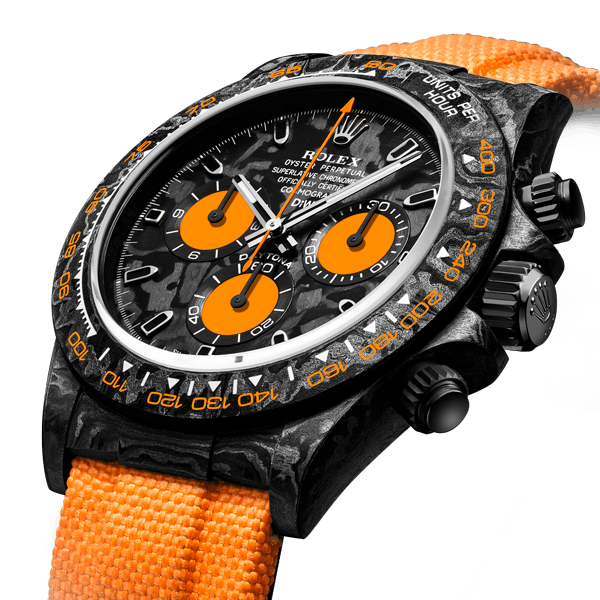 DW Daytona 40 mm Oyster samlet Orange-udgave