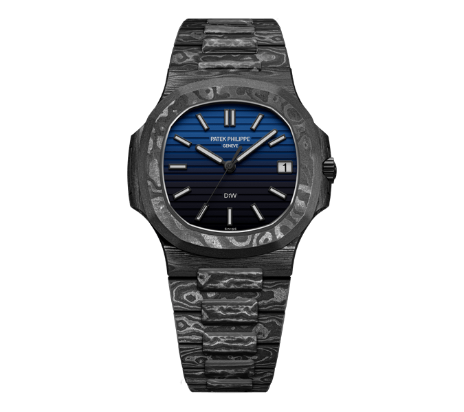 Dw Nautilus assembled 40mm All Carbon G-Blue