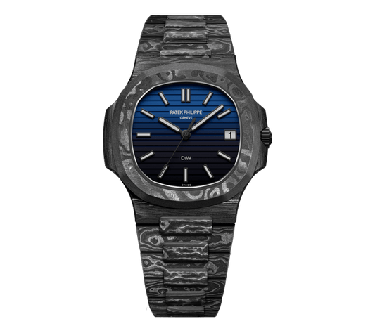 Dw Nautilus assembled 40mm All Carbon G-Blue