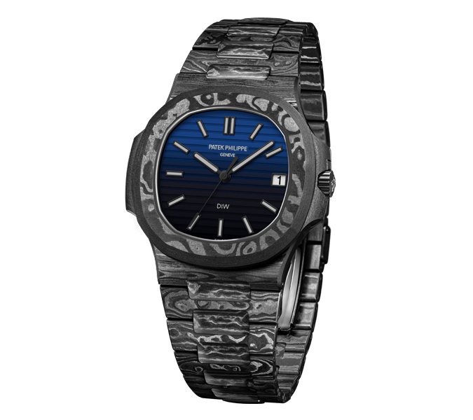 Dw Nautilus assembled 40mm All Carbon G-Blue