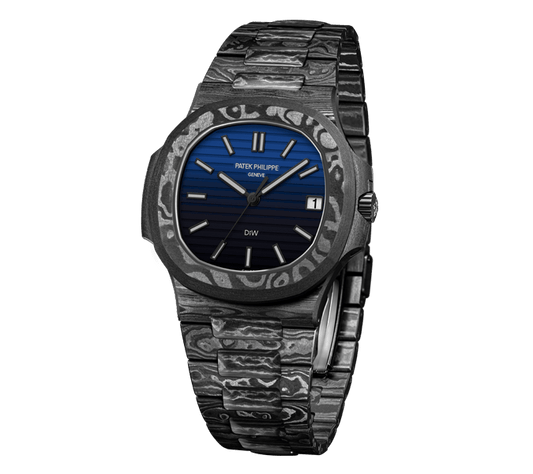 Dw Nautilus assembled 40mm All Carbon G-Blue
