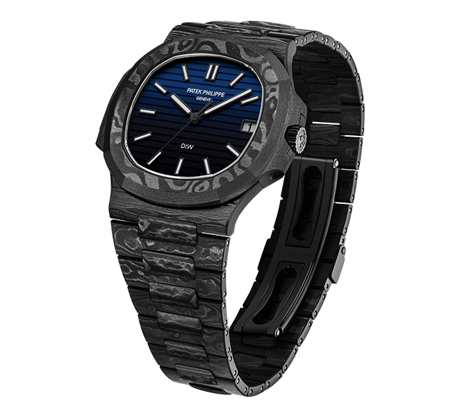Dw Nautilus assembled 40mm All Carbon G-Blue
