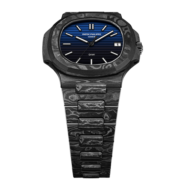 Dw Nautilus assembled 40mm All Carbon G-Blue
