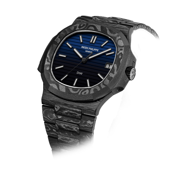 Dw Nautilus assembled 40mm All Carbon G-Blue