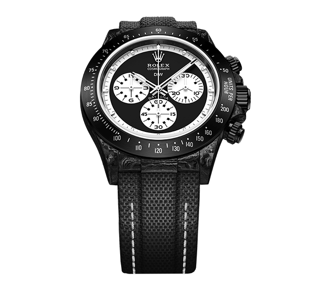 DW Daytona 40 mm Oyster, sort samlet Paul Newman, sort DLC