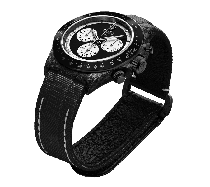 DW Daytona 40 mm Oyster, sort samlet Paul Newman, sort DLC