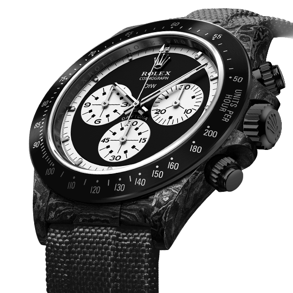DW Daytona 40 mm Oyster, sort samlet Paul Newman, sort DLC
