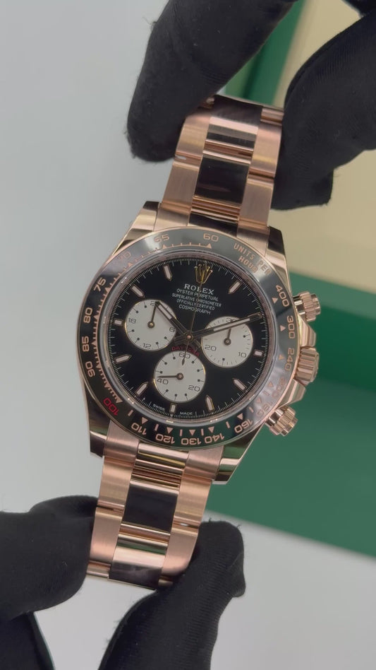 NEW 2025 Daytona Assembled 90% "Le Mans" 40mm 126525LN Rose Gold-colored Black Dial