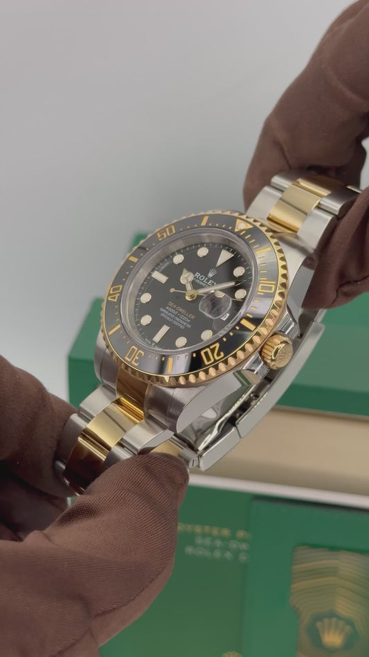 Sea-Dweller Assembled (100) 43mm 126603 Two-Tone Black Dial