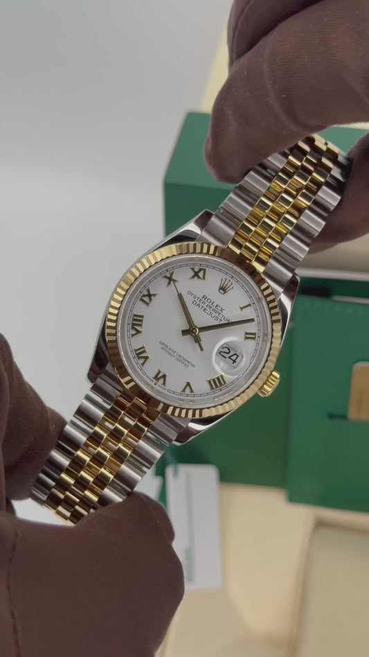 Datejust Assembled (100) 36mm 126233 Two-Tone Jubilee White Dial