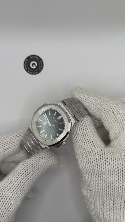 PP Nautilus Assemblé 100%40mm 5711/1A-010 Acier Inoxydable Cadran Bleu