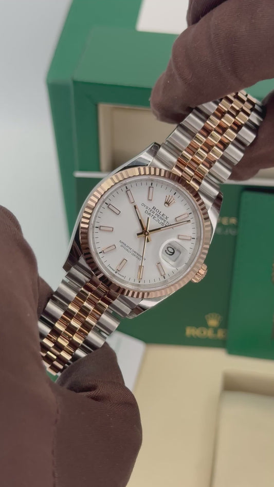 NEW 2025 Datejust Assembled (100) 36mm 126231 Two-Tone Jubilee White Dial