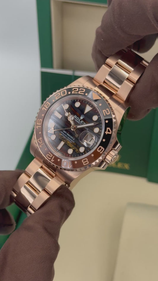 NEW 2025 GMT-Master II Assembled (100) "Rootbeer" 40mm 126715CHNR Tiger Iron Dial