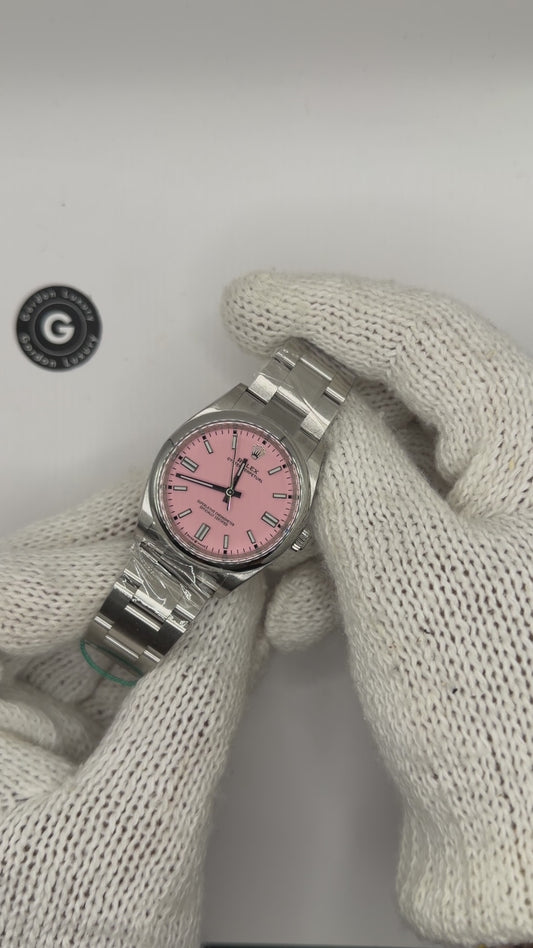 NEW 2025 Oyster Perpetual Assembled (100) 36mm 134300 Candy Pink Dial