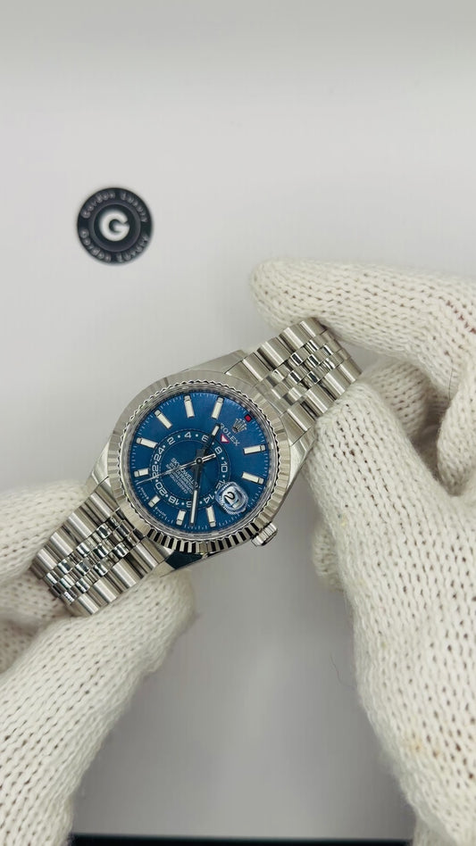 Sky-Dweller Assembled 42mm 336934 Jubilee Blue Dial