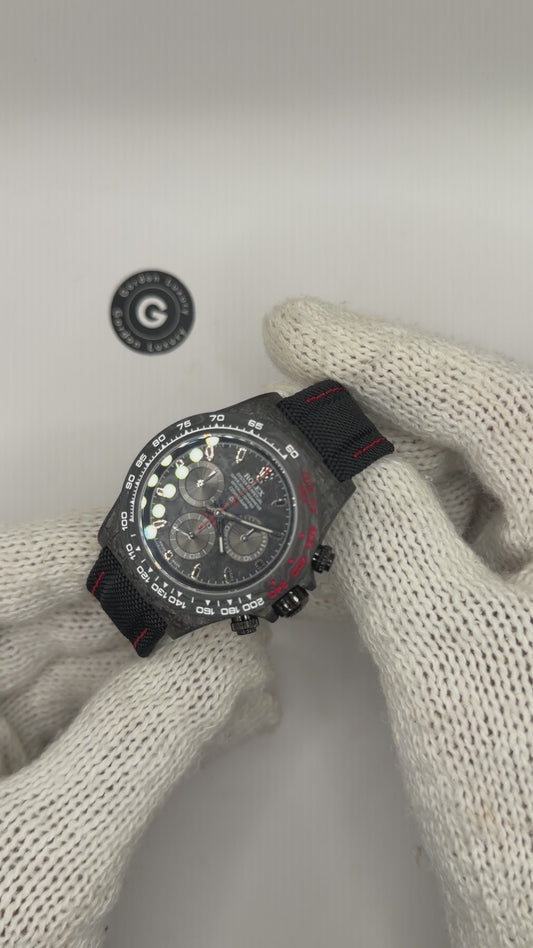 Dw Daytona 41 mm Oyster, Speedster negro ensamblado