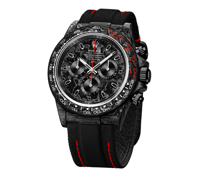 DW Daytona 41 mm Oyster, sort Assembled Speedster