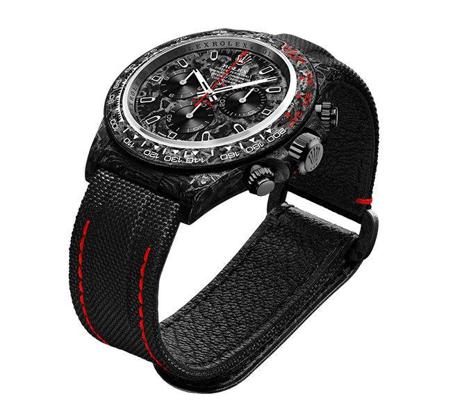 DW Daytona 41 mm Oyster, sort Assembled Speedster
